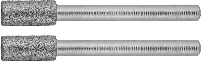 Борфреза алмазная ЗУБР 35920 форма "цилиндр",  4,8 мм