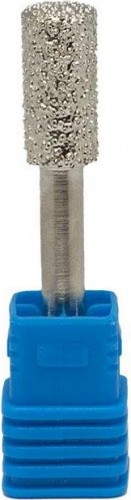 Борфреза по металлу ПРАКТИКА  алмазная цилиндрическая 10х20 мм, хвост 6 мм. 646-973