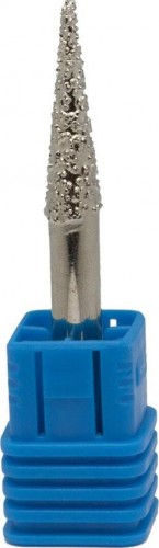 Борфреза по металлу ПРАКТИКА  алмазная коническая удлиненная 6х25 мм, хвост 6 мм 646-997