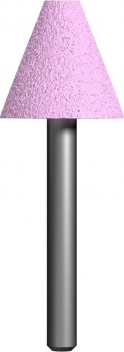Борфреза по металлу ПРАКТИКА  оксид алюминия, коническая 25х32 мм, хвост 6 мм, блистер 641-190
