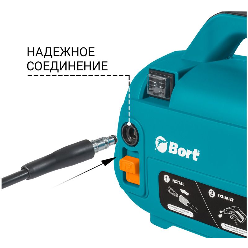 Мойка высокого давления BORT BHR-1600-Compact - изображение 6