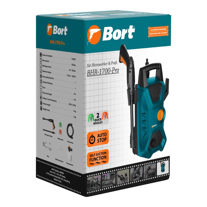 Мойка высокого давления BORT BHR-1700-Pro - изображение 8