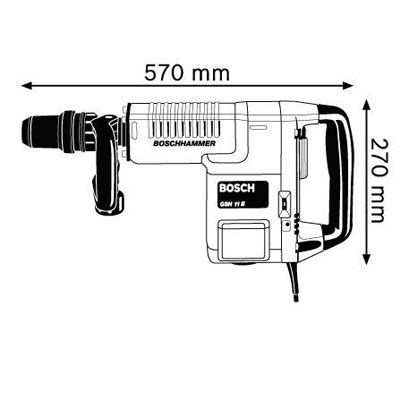 Отбойный молоток Bosch GSH 11 E 0.611.316.708 - изображение 2