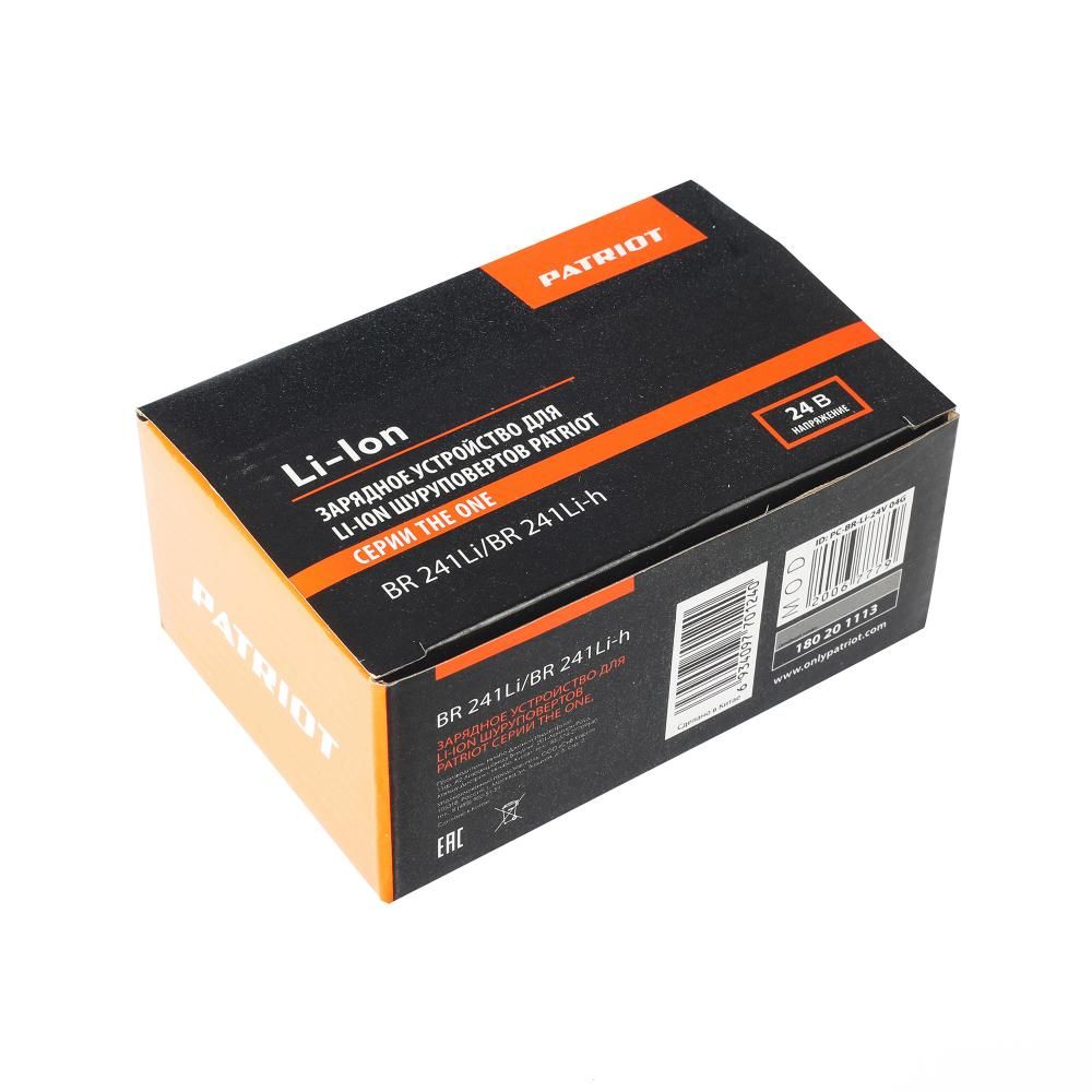 Устройство зарядное для шуруповертов BR 241Li/BR 241Li-h PATRIOT, 24В - изображение 2