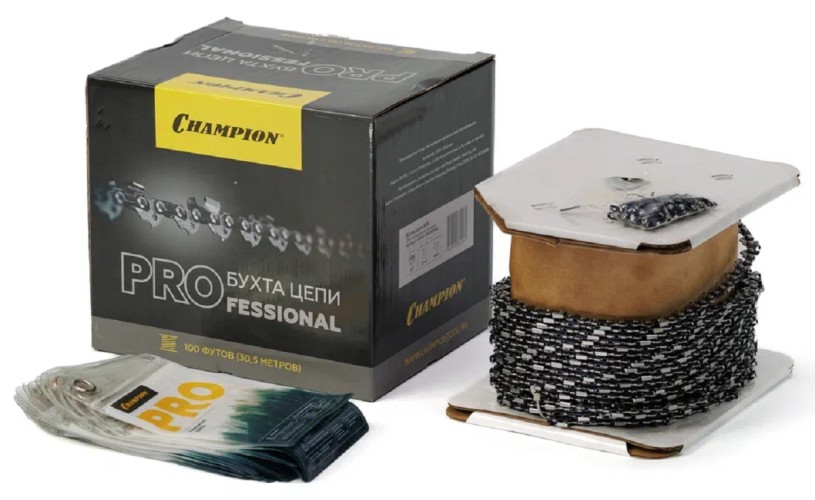 Бухта цепи CHAMPION A050-R100RPRO 3/8"-1,3-1640 - изображение 2