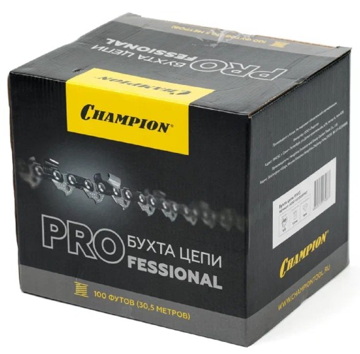 Бухта цепи CHAMPION PRO 3/8"-1,3-1640зв. (91VG) A050-VG100RPRO A050-VG100RPRO