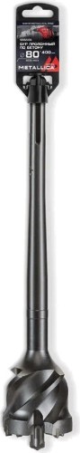 Бур проломный SDS-Max METALLICA Ultra 80х400/260 мм по бетону 906606