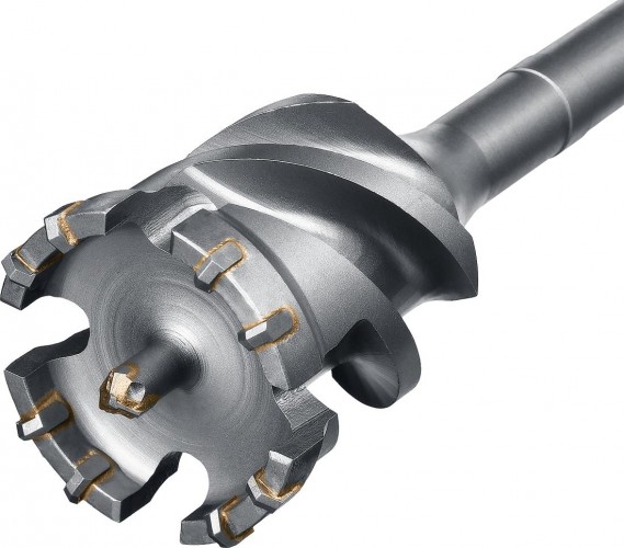 Бур проломный SDS-Max ЗУБР ПРОФЕССИОНАЛ 45х500/600 мм 29330-45-600