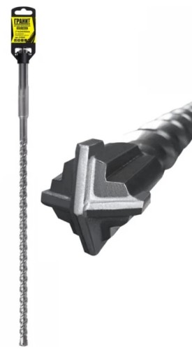 Бур SDS-Max ГРАНИТ  Quadro-X 16x940/800 816940