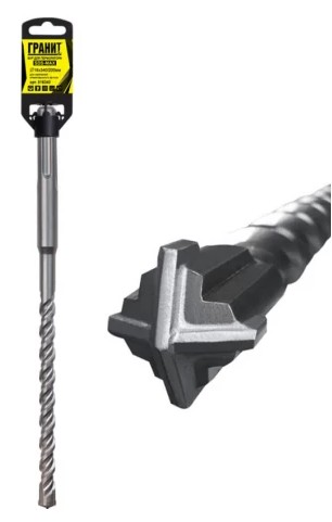 Бур SDS-Max ГРАНИТ  Quadro-X 18x340/200 818340
