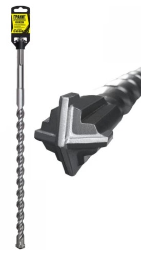 Бур SDS-Max ГРАНИТ  Quadro-X 20x520/400  820520