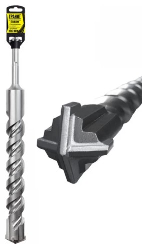 Бур SDS-Max ГРАНИТ  Quadro-X 55x570/450  855570