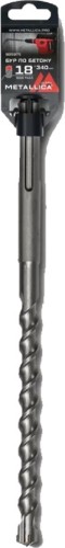 Бур SDS-Max METALLICA Ultra 18х340/200 мм по бетону Х-напайка, 2 спирали 905975