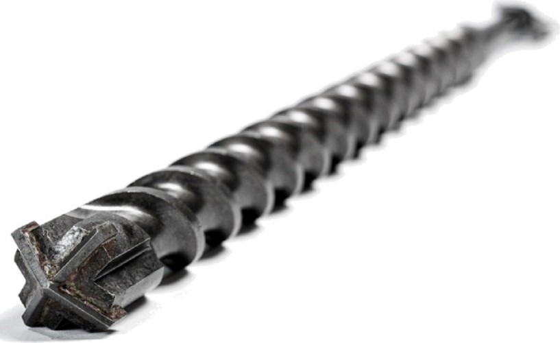 Бур SDS-Max METALLICA Ultra 40х670/530 мм по бетону Х-напайка, 2 спирали 906323 - изображение 2