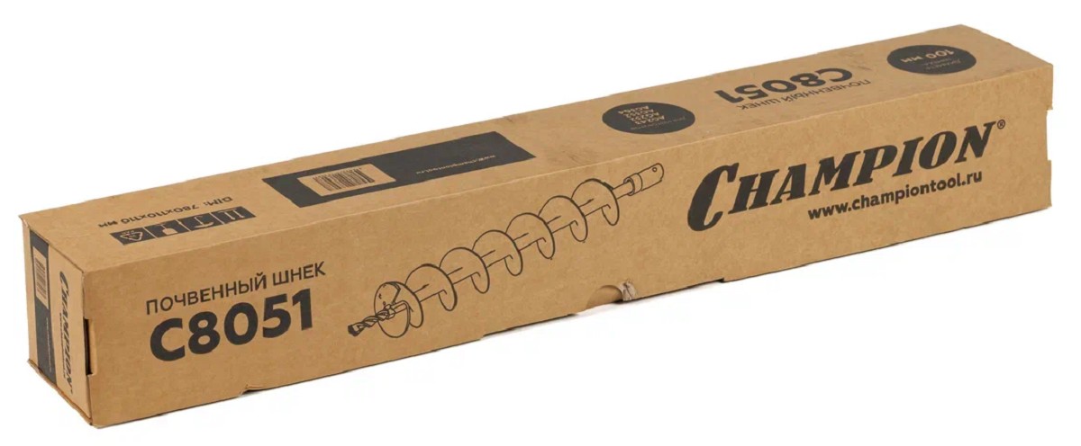Бур земляной CHAMPION C8051 - изображение 5