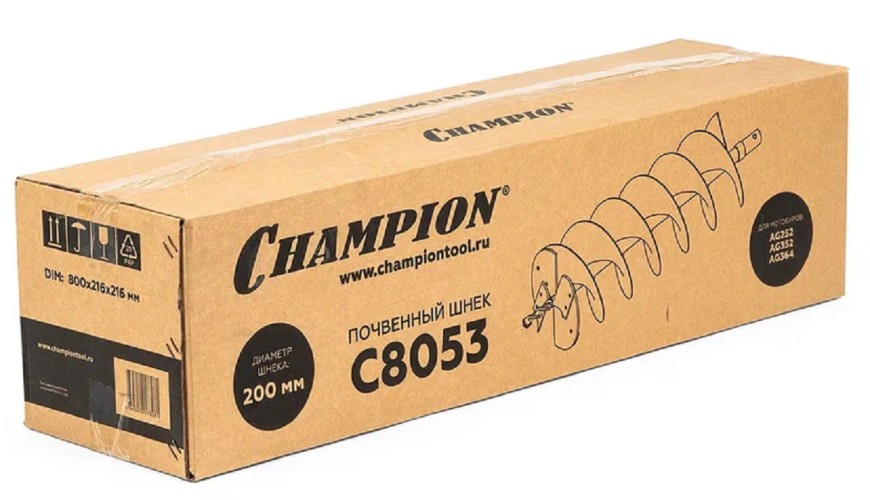 Бур земляной CHAMPION C8053 - изображение 4