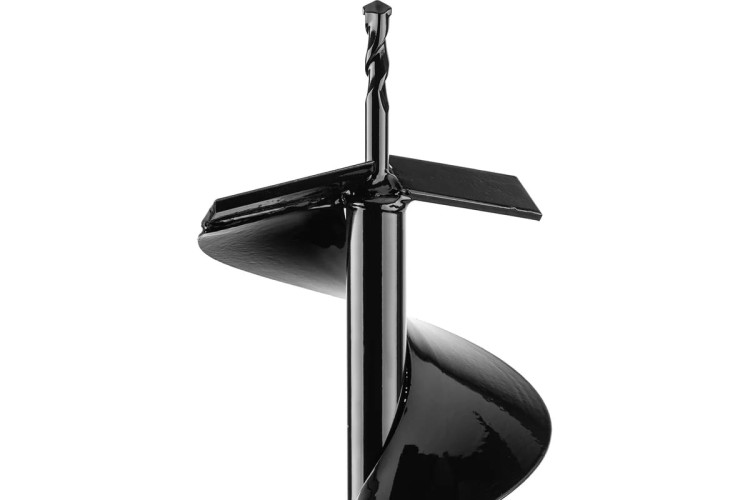 Бур земляной Denzel E-150 несъемный нож 56023 - изображение 5