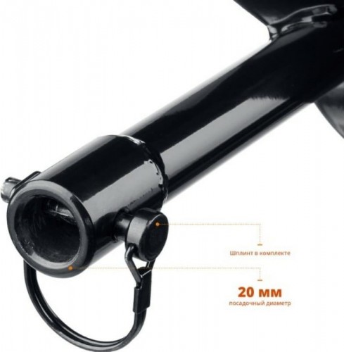 Бур земляной ЗУБР однозаходный d=80 мм 7051-8 - изображение 4