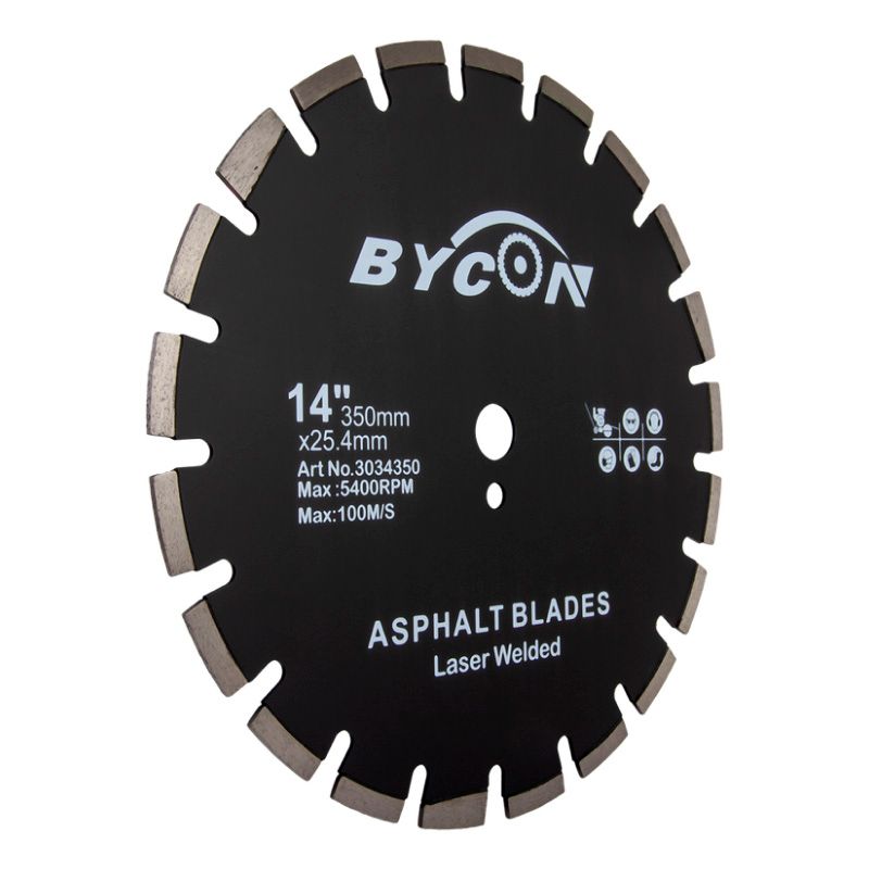 Алмазный сегментный диск BYCON LASER ASPHALT d 350x25,4 - изображение 2