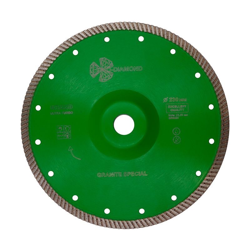 Диcк алмазный отрезной 230x22,23 Grand Ultra Turbo Granite Special GRS936 - изображение 3