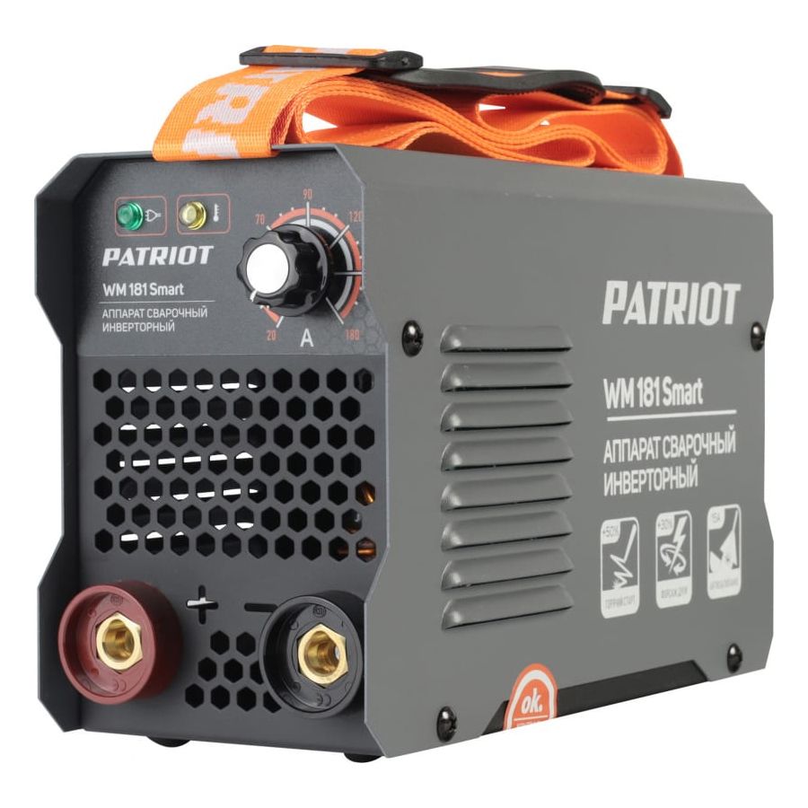 Cварочный аппарат инверторный PATRIOT WM 181Smart MMA + подарок Маска сварщика PATRIOT 301D - изображение 1