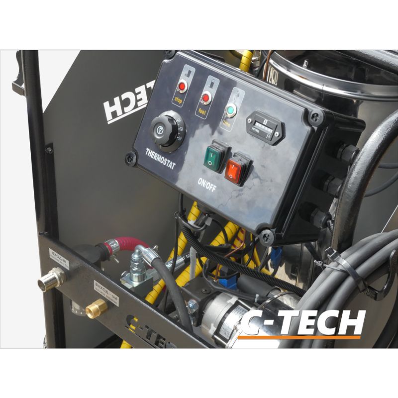 Аппарат высокого давления C-TECH с нагревом воды, 200 бар, 15л/мин, 5,5кВт - изображение 2
