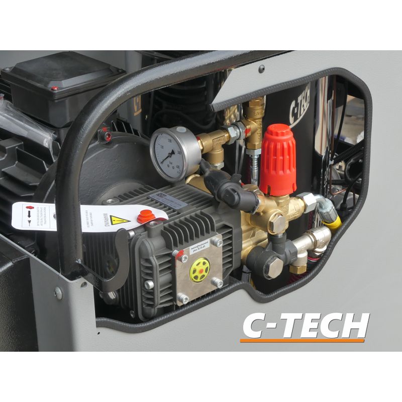 Аппарат высокого давления C-TECH с нагревом воды, 200 бар, 15л/мин, 5,5кВт - изображение 4