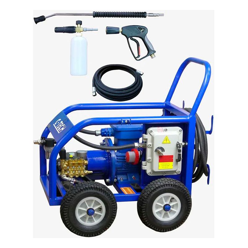 Мойка высокого давления C-TECH EX взрывозащищенная мобильная 200 бар, до 900 л/ч, 5.5 кВт - изображение 4