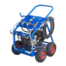 Установка опрессовочная высокого давления C-TECH NP1520 (140 бар, до 1200 л/ч, 5.5 кВт, 380 В) мобильная - изображение 3