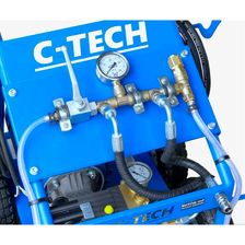 Установка опрессовочная C-TECH NP2014 (200 бар, до 800 л/ч, 4 кВт, 380 В) мобильная - изображение 8