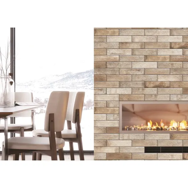 Плитка клинкерная Cerrad Piatto серо-бежевый 0.48 м2 - изображение 9