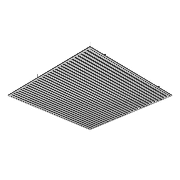 Комплект кубообразного реечного подвесного потолка CESAL 1.7x1.7м AR C 30/27 металлик - изображение 5