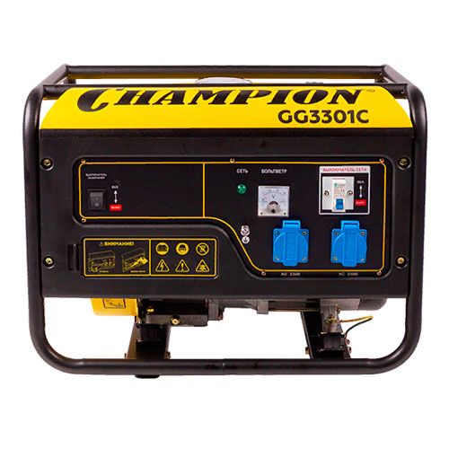 Генератор бензиновый Champion GG3301C - изображение 3