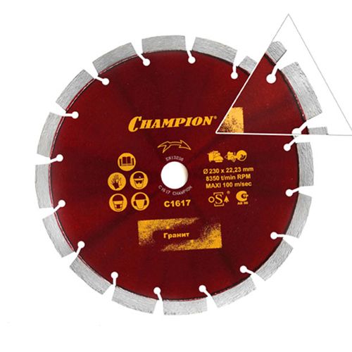 Диск алмазный универсальный Champion PRO 230/22,23/12 Marathon