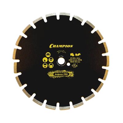 Диск алмазный по бетону Champion PRO 350/25,4/10 Heavyсut - изображение 3