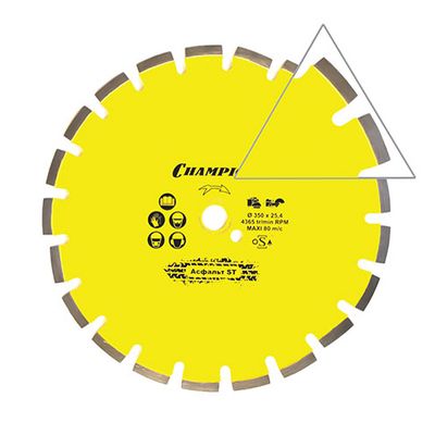 Диск алмазный для резки гранита Champion PRO 400/25,4/10 Laser Granite - изображение 3