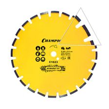 Диск алмазный по асфальту Champion ST 400/25,4/10 Asphafight - изображение 2