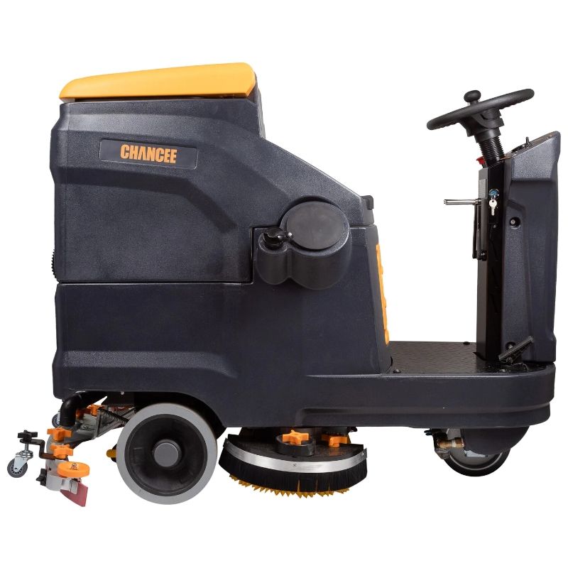 Поломоечная машина с местом оператора Chancee K70 Double brush с гелевыми АКБ (113 а/ч при С5) - изображение 3