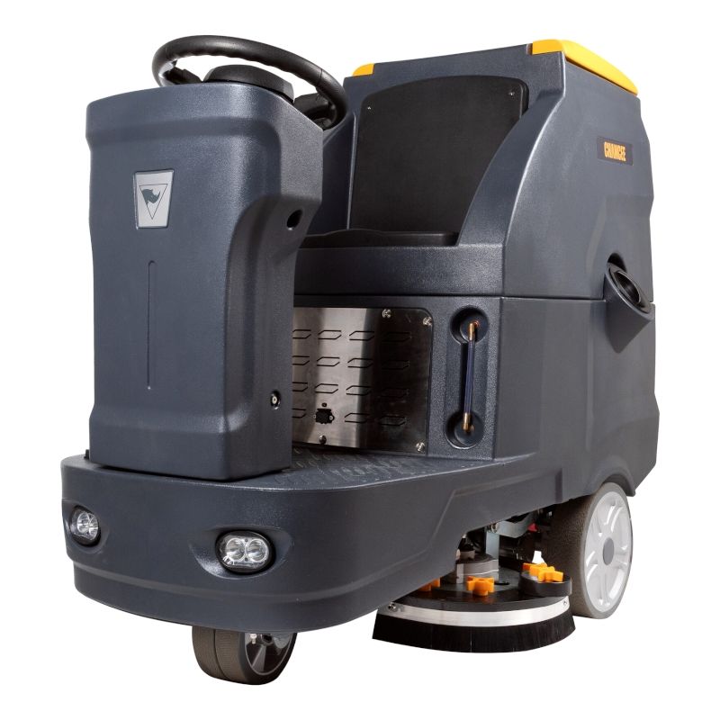 Поломоечная машина с местом оператора Chancee K80 Double brush с гелевыми АКБ (226 а/ч при С5)