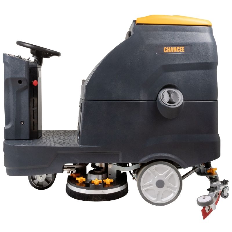 Поломоечная машина с местом оператора Chancee K80 Double brush с гелевыми АКБ (226 а/ч при С5) - изображение 2