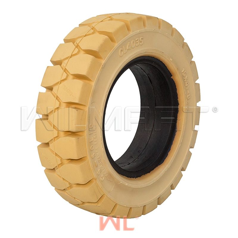 Шина цельнолитая CHAOYANG 15х4,5-8 немаркая GS SOLID (CL403S) PR3