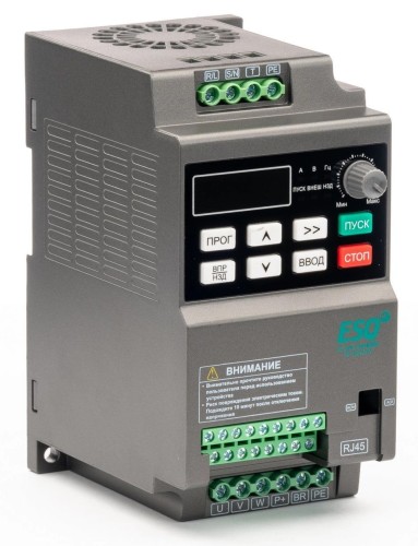 Частотный преобразователь ESQ 230-2S-0.4K 0.4квт, 220в 08.04.304417