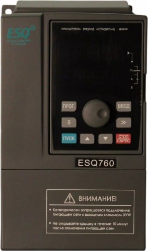 Частотный преобразователь ESQ 760-4T-0015 1.5/2.2квт, 380 в 08.04.000643 - изображение 2