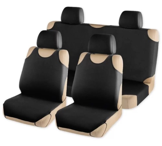 Чехлы на сиденья (майки) с подголовниками ARNEZI A0508015 черные 8 предметов