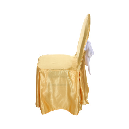 Чехол на стул «Юбка 4 складки по ножкам с бантом» - изображение 3