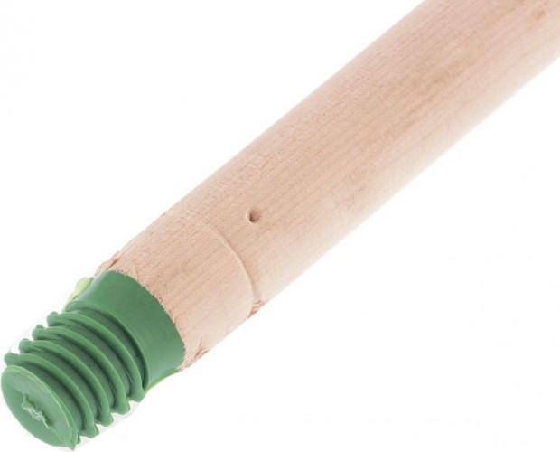Черенок для щеток 25 х 1200 мм пластиковая резьба, высший сорт 68416 68416 - изображение 2