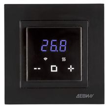 Терморегулятор ДЕВИ Classy c Wi-Fi, с датчиком пола, черный, 16А - изображение 2