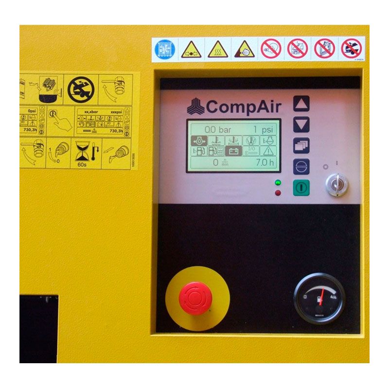 Передвижной дизельный винтовой компрессор CompAir C200TS-14 - изображение 2