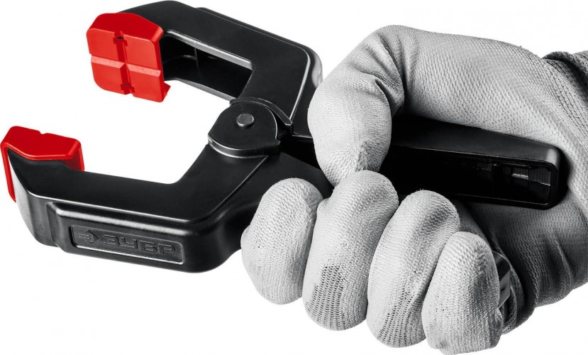 Cтрубцина легкая ЗУБР МАСТЕР мз-100 пружинный зажим 100/75 мм, 32247-10 - изображение 3