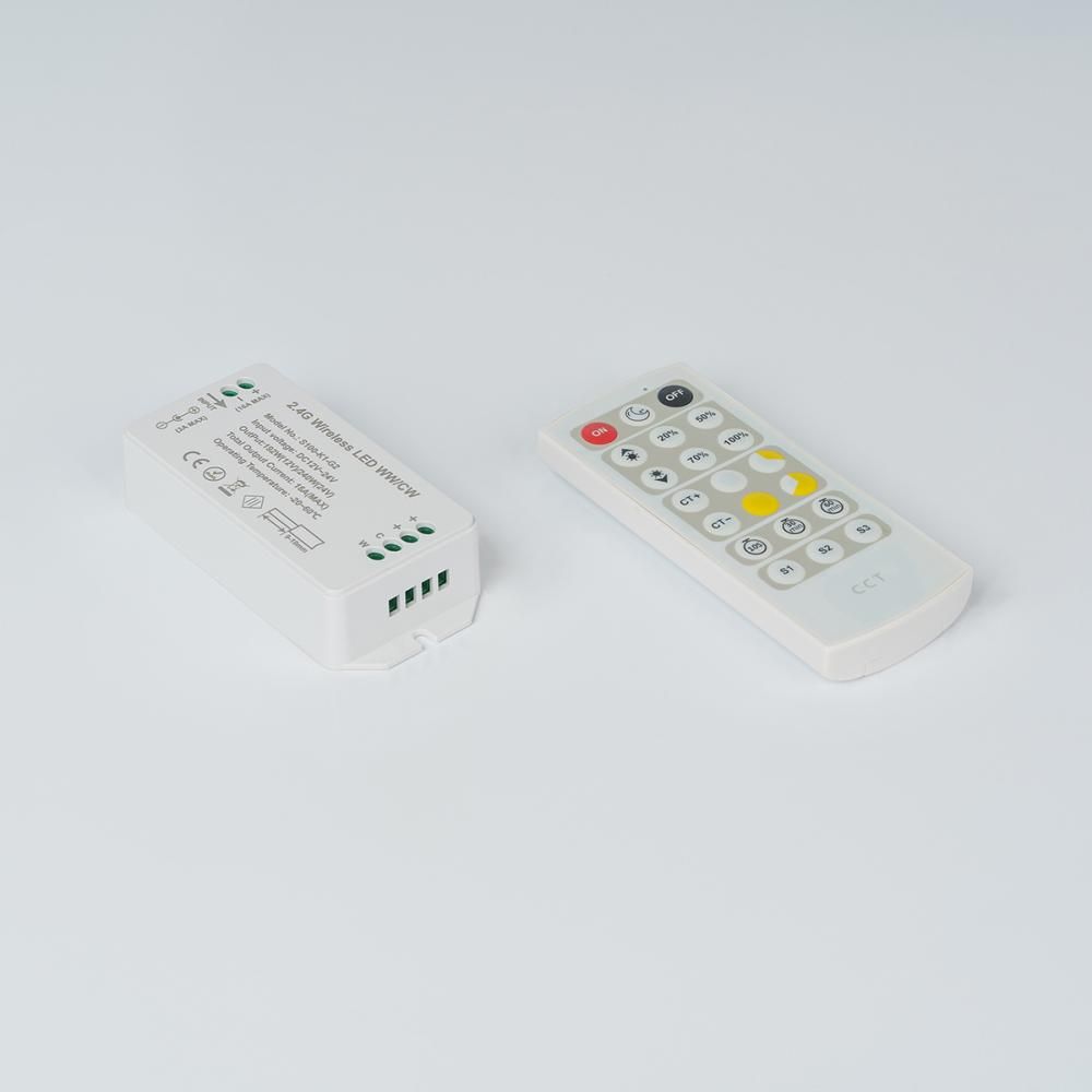 Контроллер CW,SWG 2.4G с пультом, 21 кноп., DC12/24V, 021389
